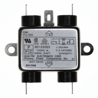 851-03/003 FILTER POWER LINE EMI FAST ON 3A