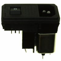 FN382-4-21 MOD PWR ENTRY INLET FILTERED 4A