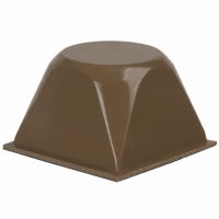 SJ-5514 (BROWN) BUMPON CYLINDRICAL .81X.52 BROWN