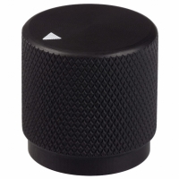 OEJA-63-2-7 KNOB BLK GLOSS.625