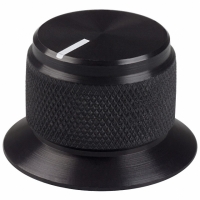 OESL-75-4-6 KNOB BLK/MATTE.75