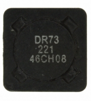 DR73-221-R INDUCTOR SHIELD PWR 220UH SMD