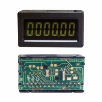 MDMU0110 COUNTER 6-DIG YEL BKLIT PCB MNT