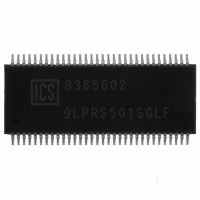 ICS9LPRS501SGLFT IC CK505 VREG RES 64-TSSOP