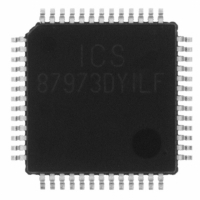 ICS87973DYILF IC CLK MULT/ZD BUFFER 52-LQFP