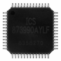ICS873990AYLF IC CLK GEN LV LVPECL/ECL 52-LQFP