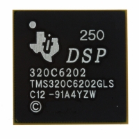 TMS320C6202GLS250 IC FIXED-POINT DSP 384-BGA