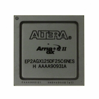 EP2AGX125DF25C6N IC ARRIA II GX FPGA 125K 572FBGA