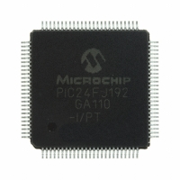 PIC24FJ192GA110-I/PT IC PIC MCU FLASH 100TQFP