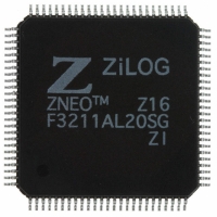 Z16F3211AL20SG IC ZNEO MCU FLASH 32K 100LQFP