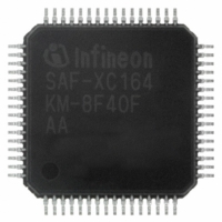 SAF-XC164KM-8F40F AA IC MCU 16BIT 64KB FLASH TQFP64-8