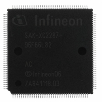 SAK-XC2287-96F66L82 AC IC MCU 16BIT FLASH PG-LQFP-144