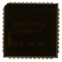 N80C51RA24 IC MPU 8-BIT 5V 24MHZ 44-PLCC