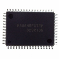 M306N5FCTFP#UK IC M16C/6N5 MCU FLASH 100QFP