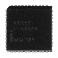 N87C581SF76 IC MCU 8BIT 32K 16MHZ OTP 44PLCC