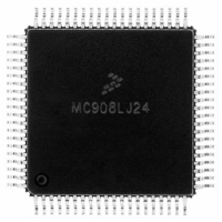 MC908LJ24CFQE IC MCU 24K FLASH 8MHZ SPI 80-QFP