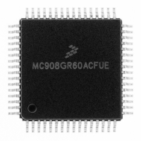 MC908GR60ACFUE IC MCU 60K FLASH 8MHZ 64-QFP