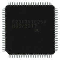 DF2317VTEBL25V IC H8S MCU FLASH 128K 100TQFP