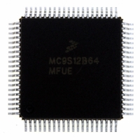 MC9S12B64MFUE IC MCU 64K FLASH 25MHZ 80-QFP