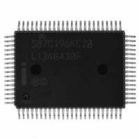 S87C196KC20 IC MCU 16-BIT 5V 16K OTP 80-MQFP