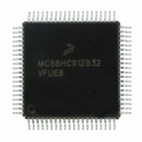 MCHC912B32VFUE8 IC MCU 32K FLASH 8MHZ 80-QFP