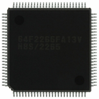 DF2266FA13V IC H8S/2266 MCU FLASH 100QFP