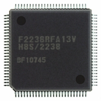 DF2238RFA6V IC H8S MCU FLASH 256K 100QFP
