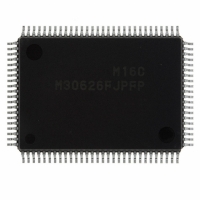 M30626FJPFP#U3C IC M16C/62P MCU FLSH 512K 100QFP