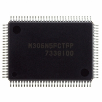 M306N5FCTFP#U0 IC M16C/6N MCU FLASH 128K 100QFP
