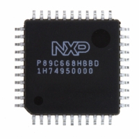 P89C668HBBD/00,557 IC 80C51 MCU FLASH 64K 44-LQFP
