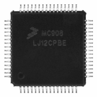 MC908LJ12CPBE IC MCU 12K FLASH 8MHZ 64-LQFP