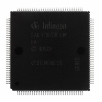 SAK-C167CR-LM HA+ IC MCU 16BIT 2KB XRAM 144-MQFP
