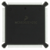 MC68302EH25C IC MPU MULTI-PROTOCOL 132-PQFP