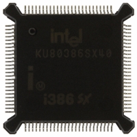 KU80386SXTA40 IC MPU 32-BIT 5V 40MHZ 100-QFP