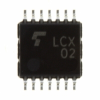 TC74LCX02FT(EL,M) IC GATE NOR QUAD 2INP 14-TSSOP