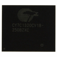 CY7C1320CV18-250BZXC IC SRAM 18MBIT 250MHZ 165LFBGA