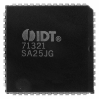 IDT71321SA25JG IC SRAM 16KBIT 25NS 52PLCC