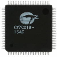 CY7C018-15AC IC SRAM 576KBIT 15NS 100LQFP