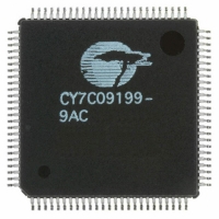 CY7C09199-9AC IC SRAM 1.152MBIT 67MHZ 100LQFP