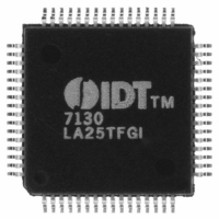 IDT7130LA25TFGI IC SRAM 8KBIT 25NS 64STQFP