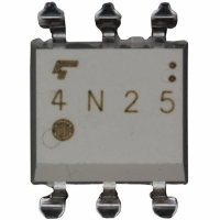 4N25SHORT(TP1,F) PHOTOCOUPLER TRANS OUT 6-SMD