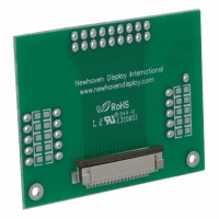 NHD-FFC18-1 PCB ADAPTER 18P 1MM FFC-THRUHOLE