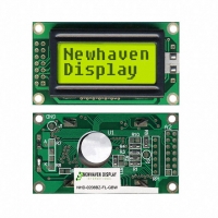 NHD-0208BZ-FL-GBW LCD MOD CHAR 2X8 Y/G TRANSFL