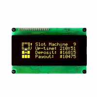 LK204-25-IY LCD DISPLAY 20X4 ALPHA NUM BK/YW