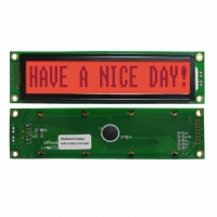 NHD-0116GZ-FSR-FBW LCD MOD CHAR 1X16 RED TRANSFL