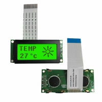 NHD-10032AZ-FSPG-YBW LCD MOD GRAPH 100X32 GRN TRANSFL