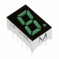 LA-301ML DISPLAY 7-SEG 8MM 1DIGIT GRN CC