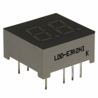 LDD-E302NI LED 7-SEG .30 DUAL GRN CA MULTIX