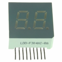 LDD-F304NI-RA LED 7-SEG .30