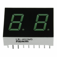 LB-402MD DISPLAY 7SEG 10.16MM 2DGT GRN CA